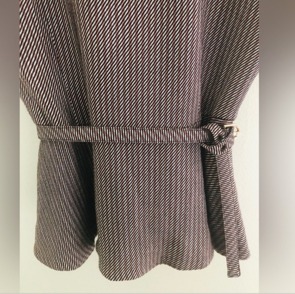 Ted Baker ✨️ Brown Striped Wool Top - Picture 3 of 8